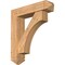 Ekena Millwork Westlake Arts and Crafts Smooth Bracket w/ Offset Brace, Western Red Cedar, 7 1/2"W x 32"D x 36"H BKT0806X32X36WTL03SWR - alternate 1